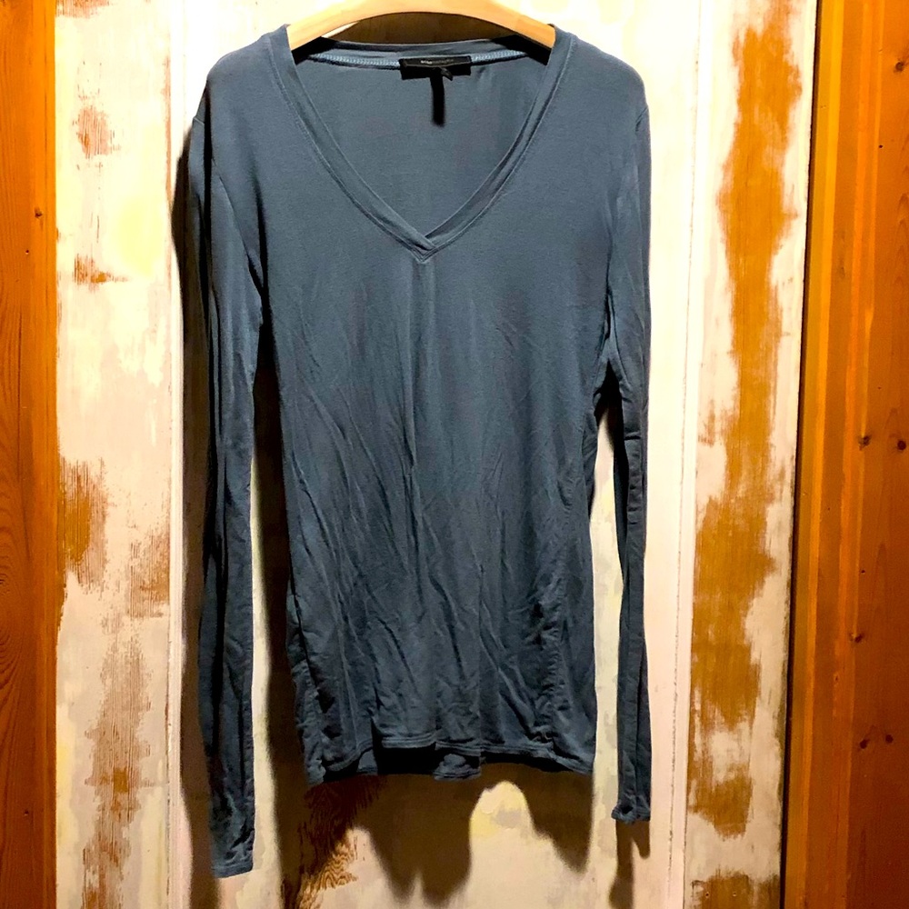 BCBGMaxAzria Baby Blue Shirt